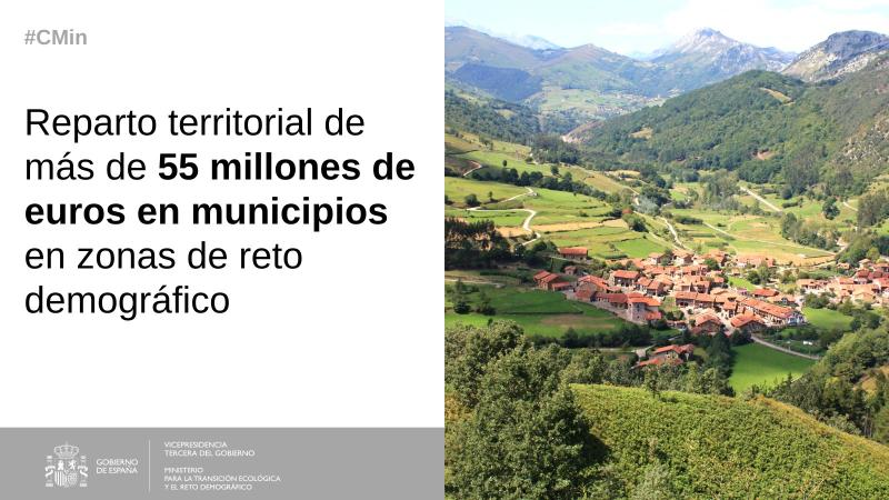 El Gobierno destina más de 4,7 millones de euros a Aragón para municipios en zonas de reto demográfico