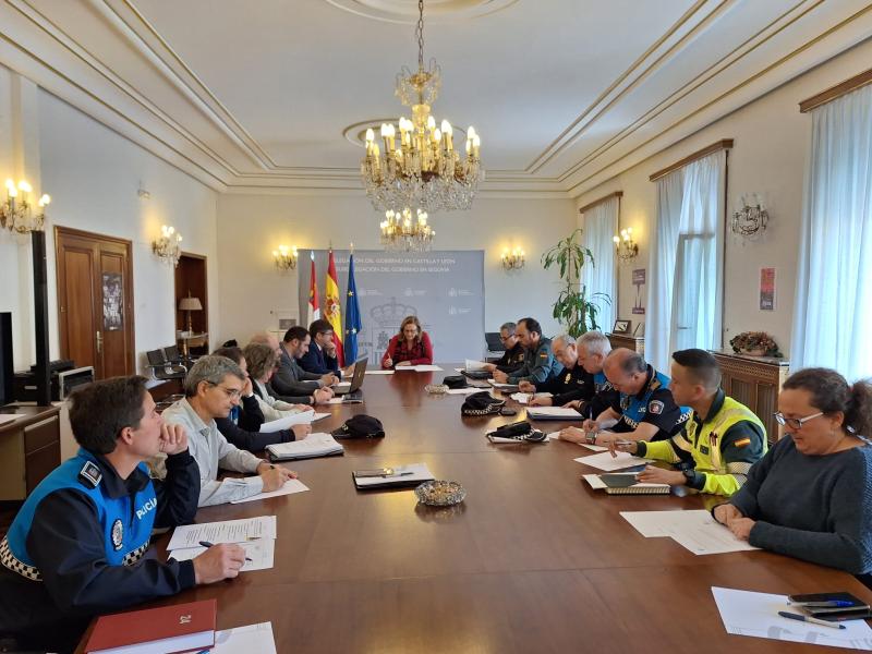 La Junta Local de Seguridad Ciudadana de Segovia ultima el dispositivo para la Semana Santa