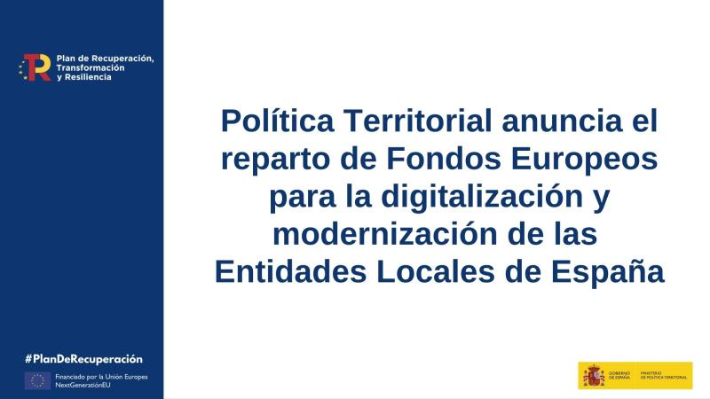 Los ayuntamientos de Cáceres, Mérida y Badajoz contarán con 1,14 millones de euros para poner en marcha diez proyectos digitales antes de final de año